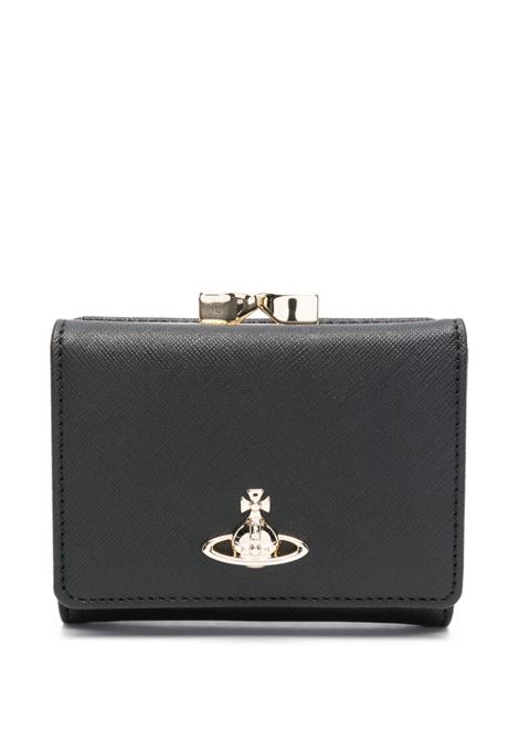 Black small Frame wallet Vivienne Westwood - women VIVIENNE WESTWOOD | 5115002MWS00BN402